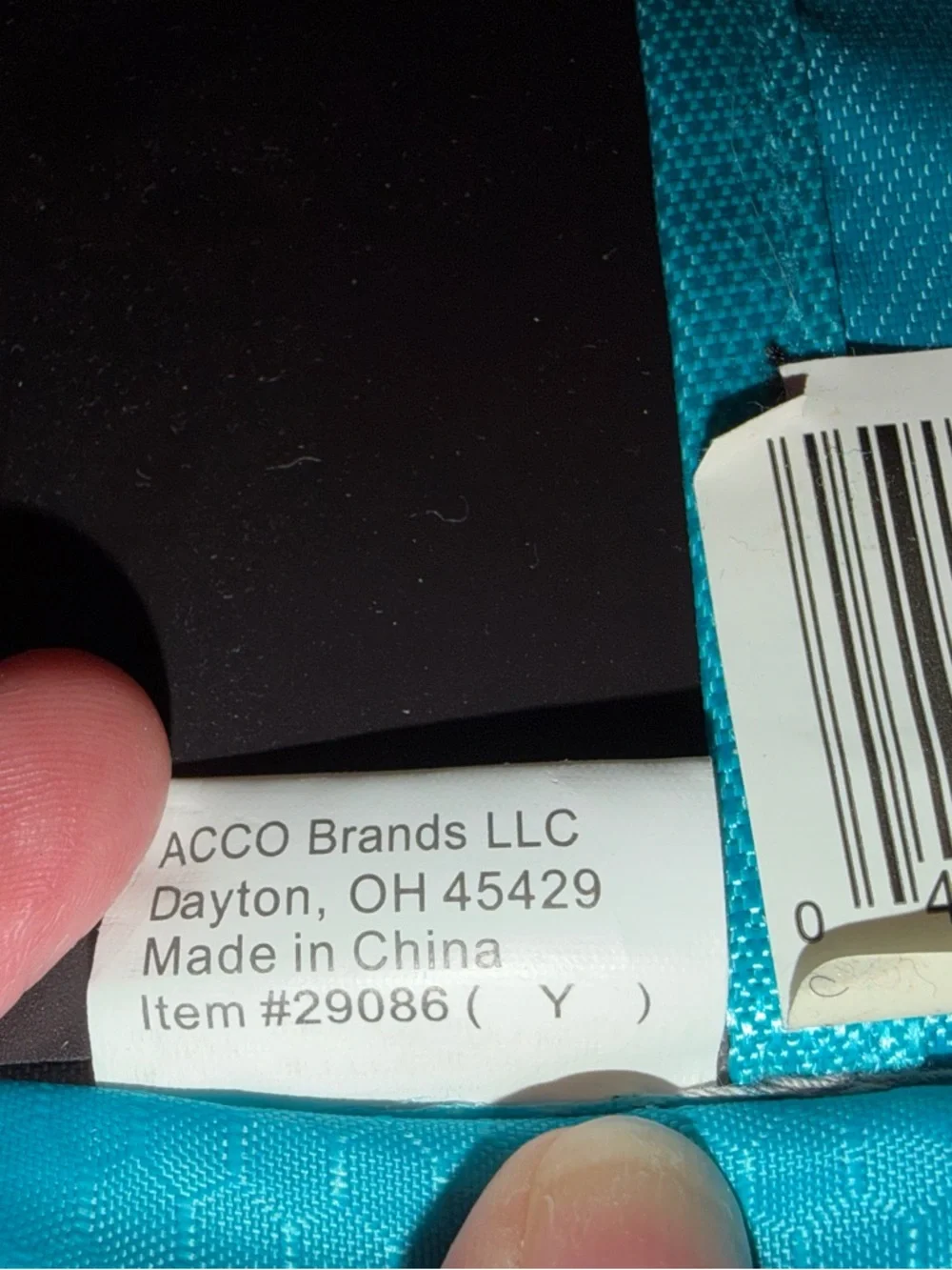 2015 Five Star blue and Gray trapper keeper binder zipper 3 ring‎ binder school